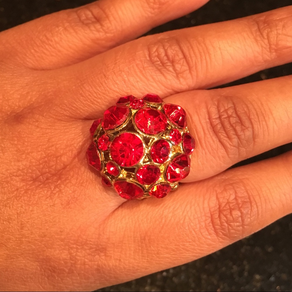 Red Stone Ring